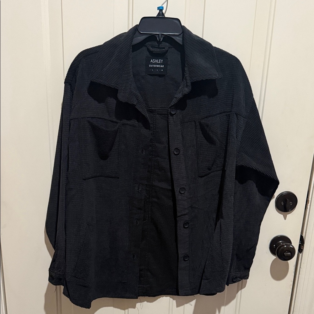 Ashley By 26 International Men's Dark Gray Shirt Jacket